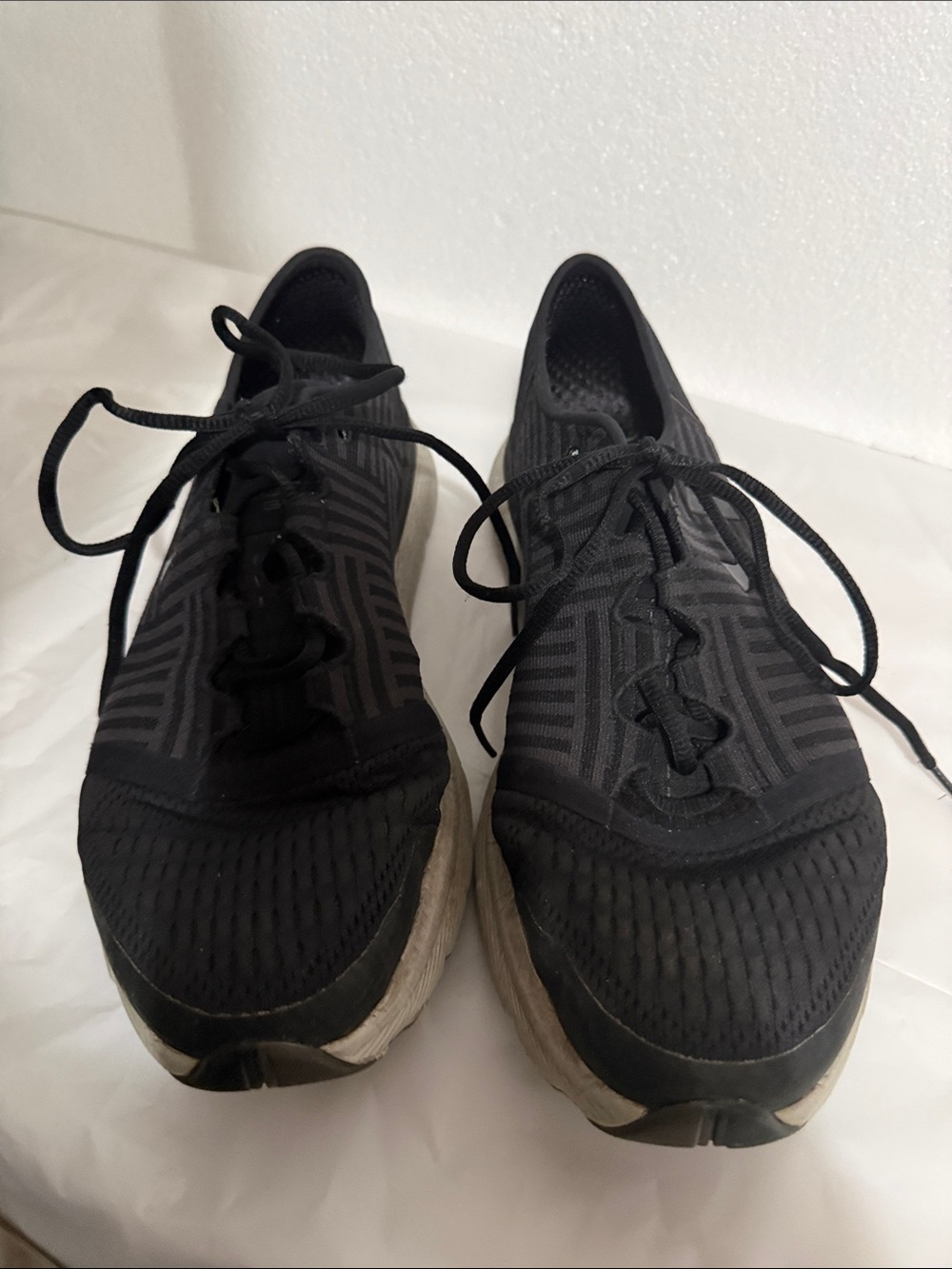 Men's Black Under Armour Athletic Lace-Up Training Sneakers